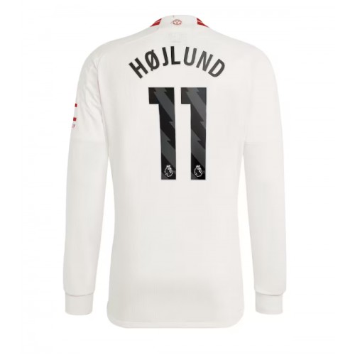 Maillot de foot Manchester United Rasmus Hojlund #11 Troisième 2023-24 Manche Longue